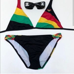 Roxy Swim Suit Rasta/Jamaican